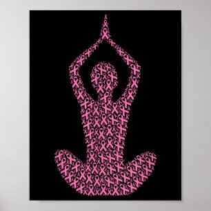Borstkanker Bewustzijn Roze Lint & Kamp; Overleven Poster
