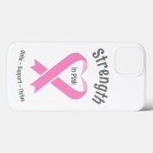 Borstkanker bewustzijn roze lint telefoonhoesje Case-Mate iPhone case (Achterkant (horizontaal))