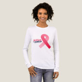 Borstkanker Bewustzijn Roze Ribbon Design Tri-Blend Shirt (Voorkant)