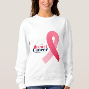Borstkanker Bewustzijn Roze Ribbon Design Trui