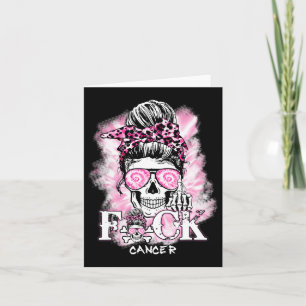 Borstkanker bewustzijn schedel F CK kanker roze ri Kaart