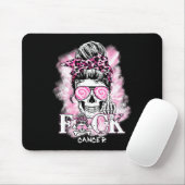 Borstkanker bewustzijn schedel F CK kanker roze ri Muismat (Met muis)