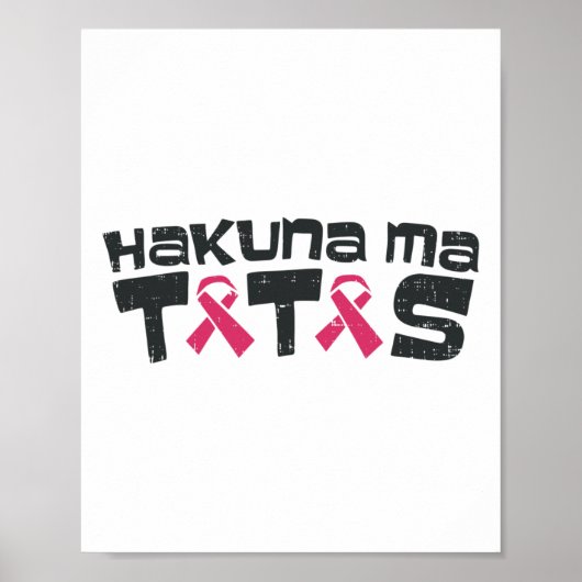 Borstkanker Bewustzijn Shirt Ma Ondersteuning Gift Poster (Voorkant)