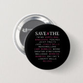 Borstkanker bewustzijn Slang termen Ronde Button 5,7 Cm (Voorkant /achterkant)