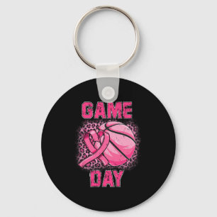 Borstkanker Bewustzijn Spel Dag Pink Bysketbyll S Sleutelhanger