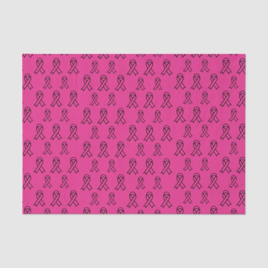 Borstkanker Bewustzijn Tissue Papier (Voorkant)