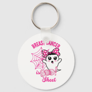 Borstkanker Bewustzijn Veroveren van de Boo Sheet Sleutelhanger