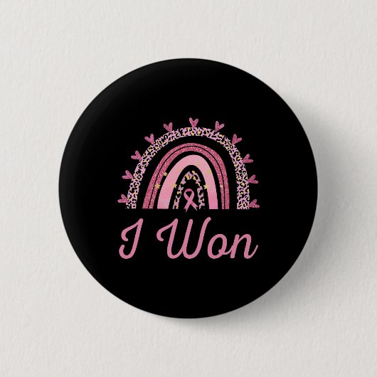 Borstkanker Bewustzijnd Overlevingskans op ademtoc Ronde Button 5,7 Cm (Voorkant)