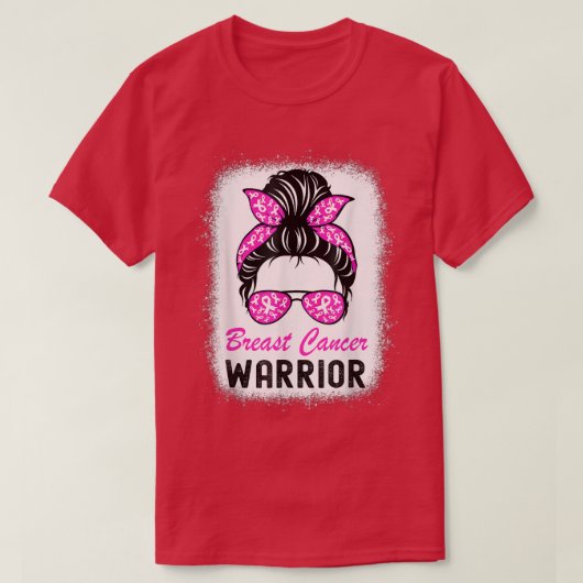 Borstkanker bij vrouwen t-shirt (Design voorkant)