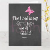 Borstkanker - Bijbelversie Kaart (Gele Bloem)