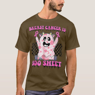 Borstkanker: blaasroze lint halloween A T-shirt