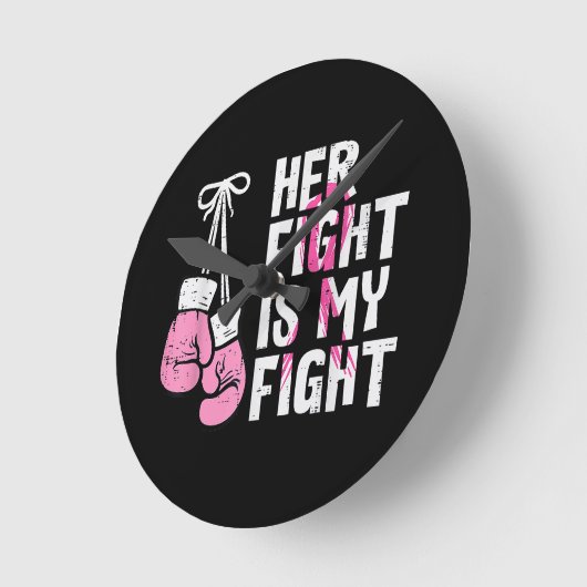 Borstkanker Bokshandschoenen Haar Vecht Mijn Vecht Ronde Klok (Hoek)