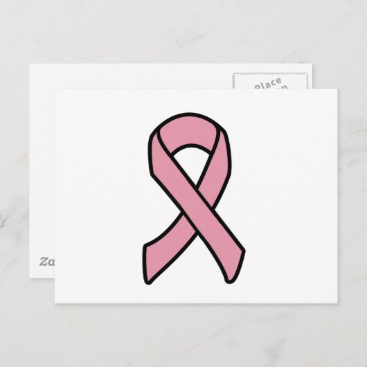 Borstkanker Briefkaart (Voorkant / Achterkant)