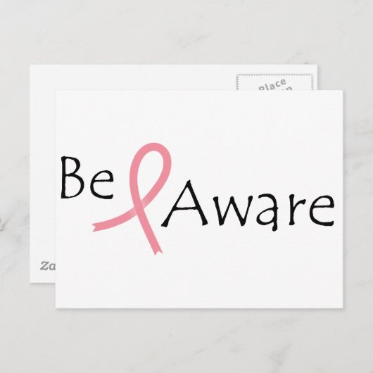 Borstkanker Briefkaart (Voorkant / Achterkant)