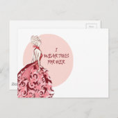 borstkanker briefkaart (Voorkant / Achterkant)