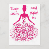 borstkanker briefkaart (Voorkant)