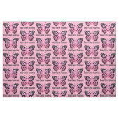 Borstkanker Butterfly Ribbon of Hope Stof (Fat Quarter)