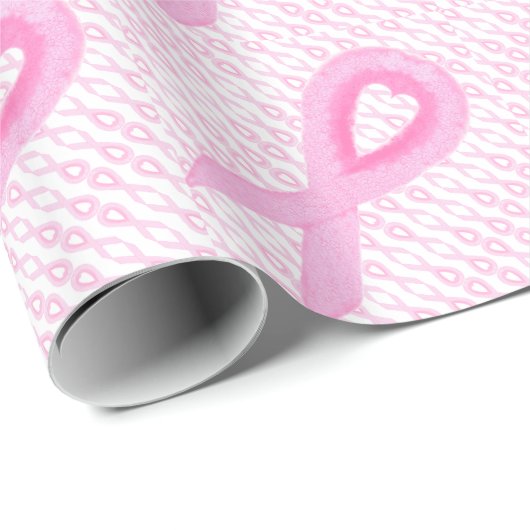 Borstkanker Cadeaupapier (Rol Hoek)