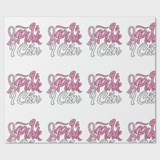 Borstkanker Cadeaupapier (Vlak)