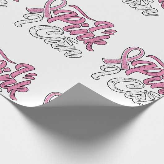 Borstkanker Cadeaupapier (Hoek)