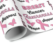 Borstkanker Cadeaupapier (Rol Hoek)