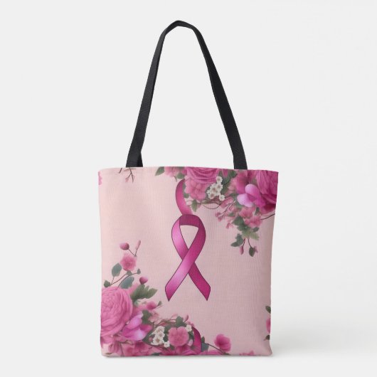 Borstkanker Canvas tas (Achterkant)