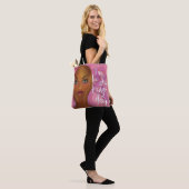 Borstkanker Canvas tas (Op model)
