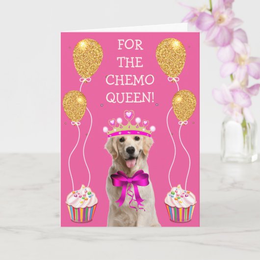 Borstkanker Chemo Schattig Kaart (Orchidee)