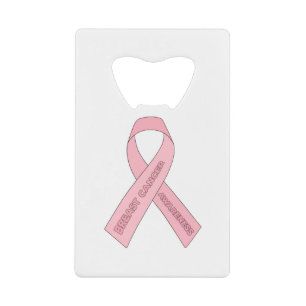 Borstkanker Creditkaart Flessenopener
