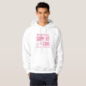 borstkanker custom support Pullover Hoodie (Voorkant volledig)