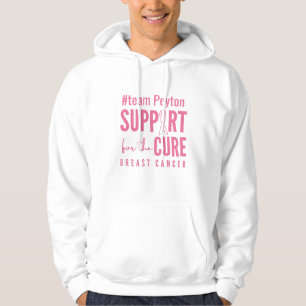 borstkanker custom support Pullover Hoodie