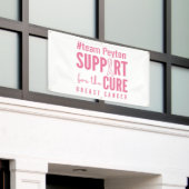 borstkanker Douanebanner Openluchtteken Spandoek (Buitenkant Gebouw)