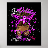 Borstkanker en bewustmaking van huiselijk geweld poster (Voorkant)
