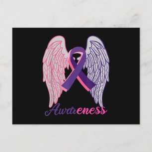 Borstkanker en bewustzijn van huiselijk geweld Sur Aankondigingskaart