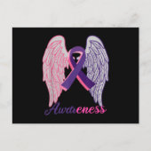 Borstkanker en bewustzijn van huiselijk geweld Sur Aankondigingskaart (Voorkant)