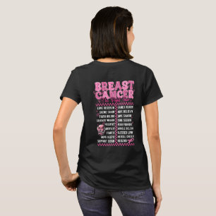 Borstkanker Fight Tour Borstkanker Overlevende T-shirt