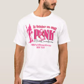Borstkanker Fighter Pink Ribbon Inspirerend T-shirt (Voorkant)