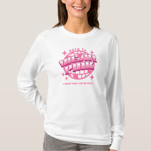 Borstkanker Fighter Pink Ribbon Inspirerend T-shirt