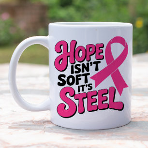 Borstkanker Fighter Pink Ribbon Warrior Survivor Koffiemok