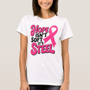 Borstkanker Fighter Pink Ribbon Warrior Survivor T-shirt