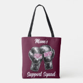 Borstkanker Fighter Support Squad Tote Bag (Achterkant)