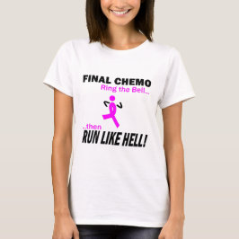 Borstkanker - Finale chemo loopt als hel T-shirt