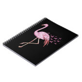 Borstkanker Flamingo Breast Cancer Awareness Notitieboek (Linkerzijde)