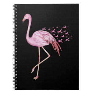 Borstkanker Flamingo Breast Cancer Awareness Notitieboek
