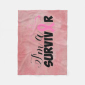 Borstkanker Fleece Deken (Voorkant)