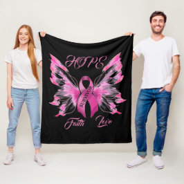 Borstkanker Fleece Deken
