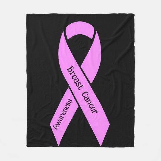 Borstkanker Fleece Deken (Voorkant)