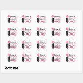 Borstkanker GELEVE DREAM HOPE Ronde Sticker (Vel)