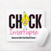 Borstkanker Geonderbrekd Muismat (Met muis)