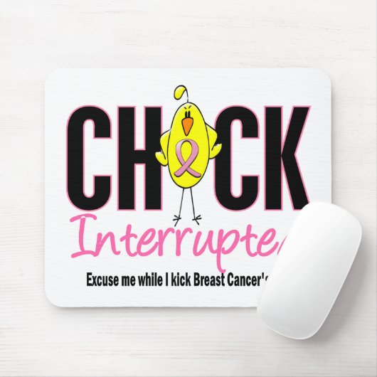 Borstkanker Geonderbrekd Muismat (Met muis)